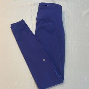 Lululemon Blue Athletic Leggings.-Size 4